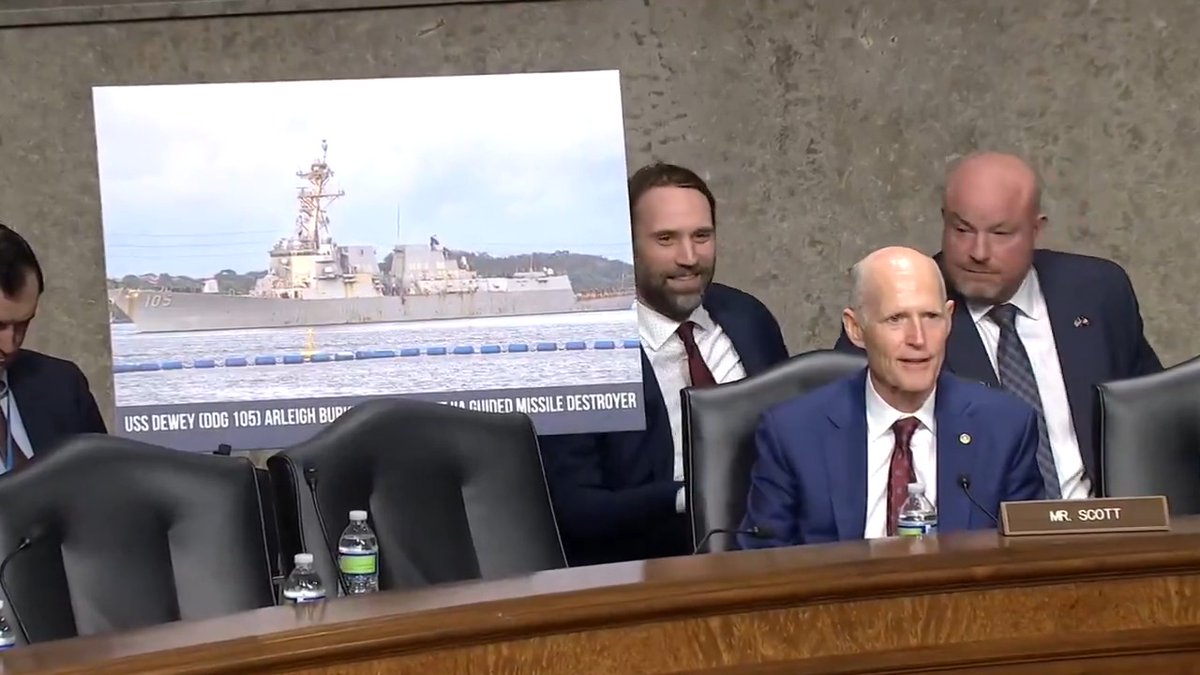 When I was in the Navy, this would NEVER have happened to a ship, and we would NEVER have entered port looking like this. Our Navy needs a turnaround, and I’m confident that with John Phelan as Secretary of the Navy, we will finally get it. I hope @SecDef Hegseth asks the 7th Fleet Admiral why this is acceptable.