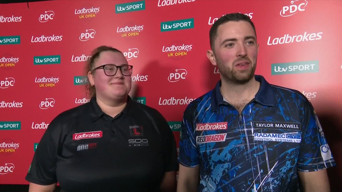 "She belongs in big time darts!" A nice post-match interview with Luke Humphries and Beau Greaves Luke Humphries MBE | PDC Darts | #UKOpenDarts