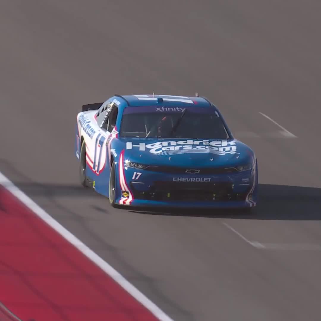 The track is hot! Xfinity Series practice live from NASCAR at COTA is rolling on The CW Sports App!
