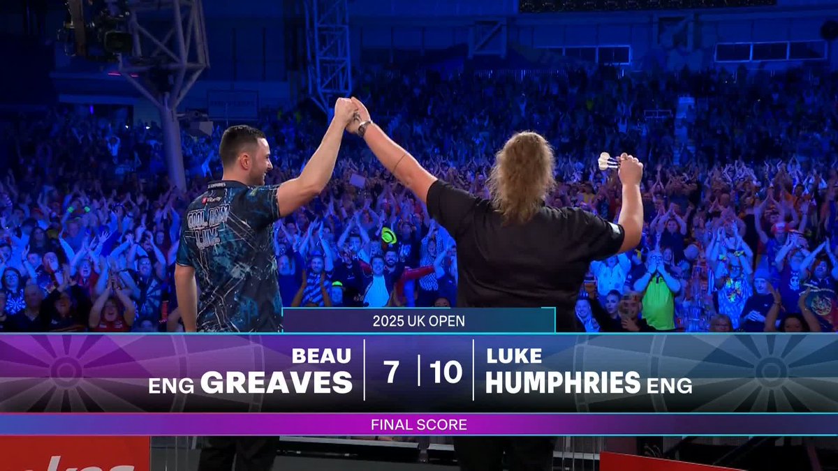 This is top class btw, I don’t think there’s ever been such a good ambassador for the sport. Just oozes class on and off the oche