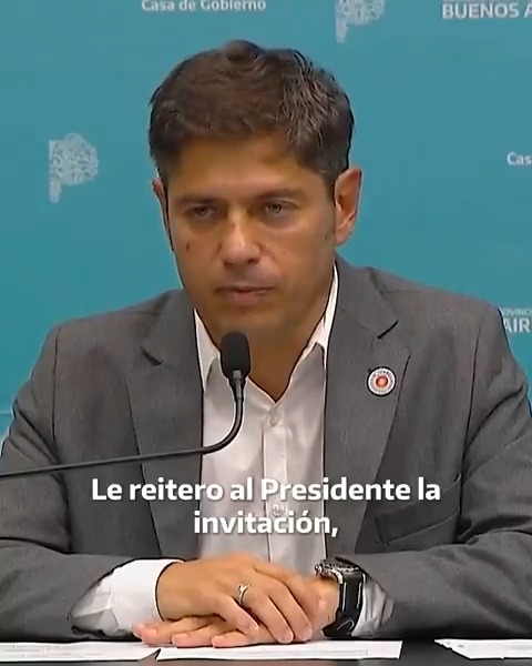 "Le reitero al Presidente la invitación, le pido que no sea cobarde, que deje Twitter y los delirios autoritarios y que se reúna a trabajar con seriedad en un tema tan importante y complejo." 🗣️ Axel Kicillof