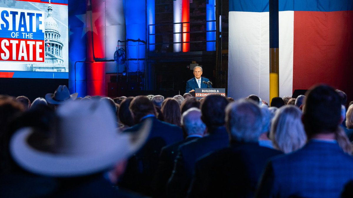 During my State of the State Address earlier this month, I outlined my priorities and emergency items for the 89th Legislative Session. I continue working closely with the Texas House and Senate to make these goals a reality. The state of our state has truly never been better.