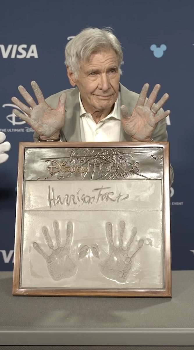 Harrison Ford reflects on what his recent Disney Legend award means to him. #DisneyLegends