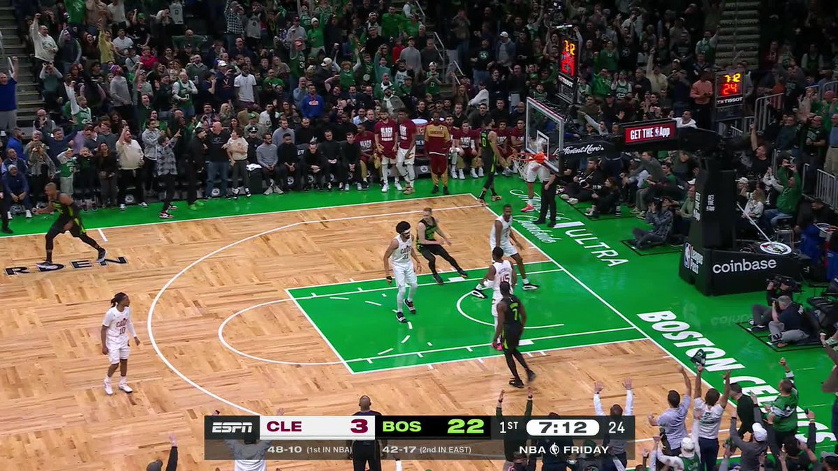 Cavs getting pissed on so bad we got a Mike Breen BANG in the first quarter