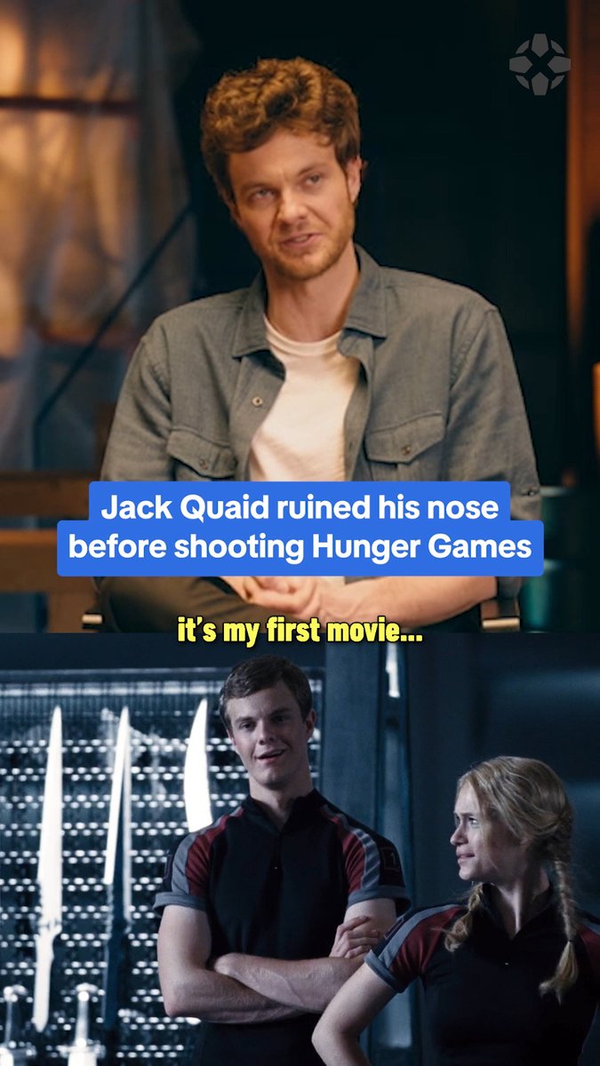 Jack Quaid describes how he ruined his nose before filming The Hunger Games #ignfanfest