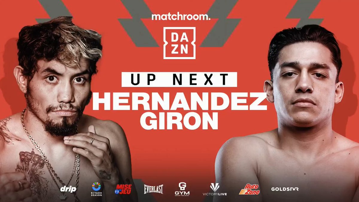 Main event time 🚨 #HernandezGiron live on DAZN Boxing NOW!