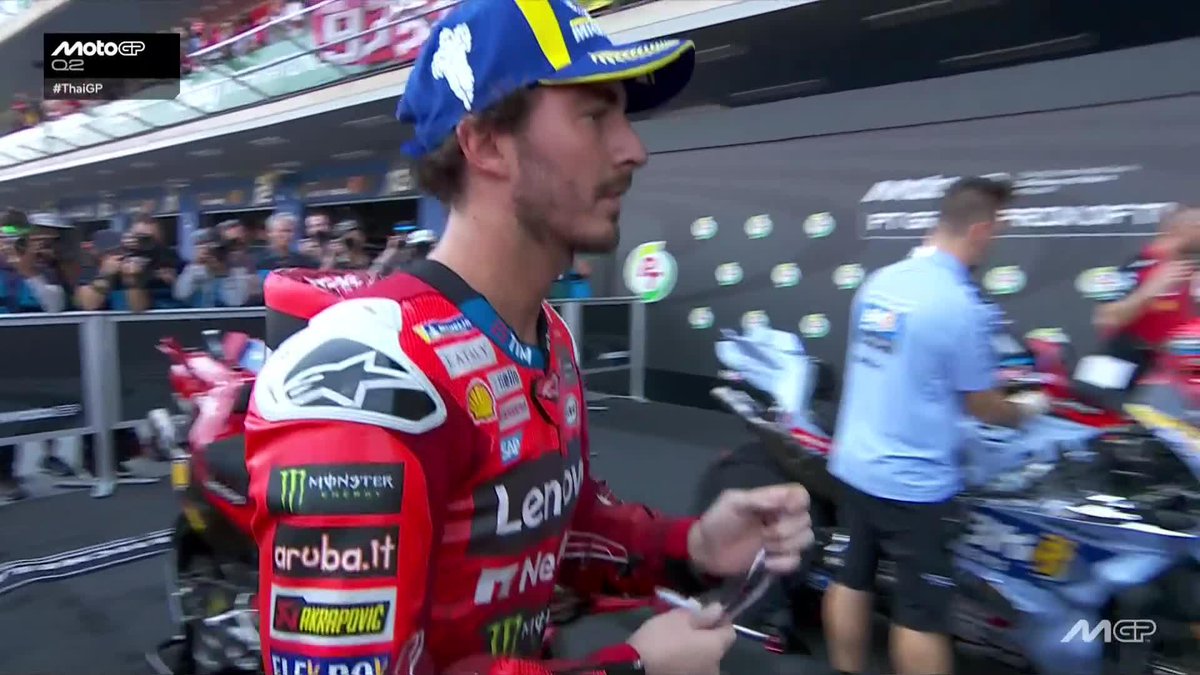 From Q1 to the front row! Massive turnaround from Pecco Bagnaia 💪 #ThaiGP 🇹🇭