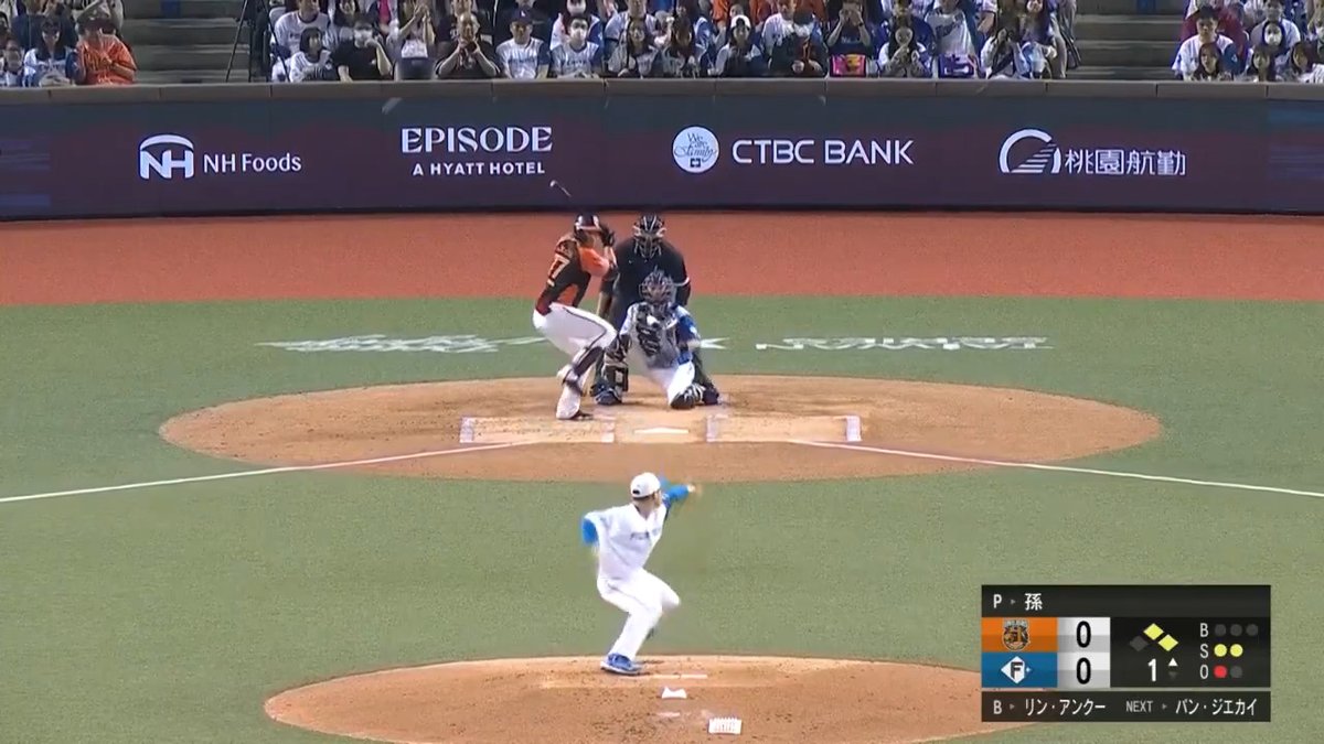このノビはエグい #孫易磊 威力抜群のストレート 4番リンを三球三振に “野球一本” 「DAZN BASEBALL」 月々2,300円 （年間プラン・月々払い） 初月無料！4/14まで 登録はこちら⏬ ⚾プロ野球 (2025/3/1) 🌸日本ハム×統一 📱Live on DAZN #DAZNプロ野球 #lovefighters