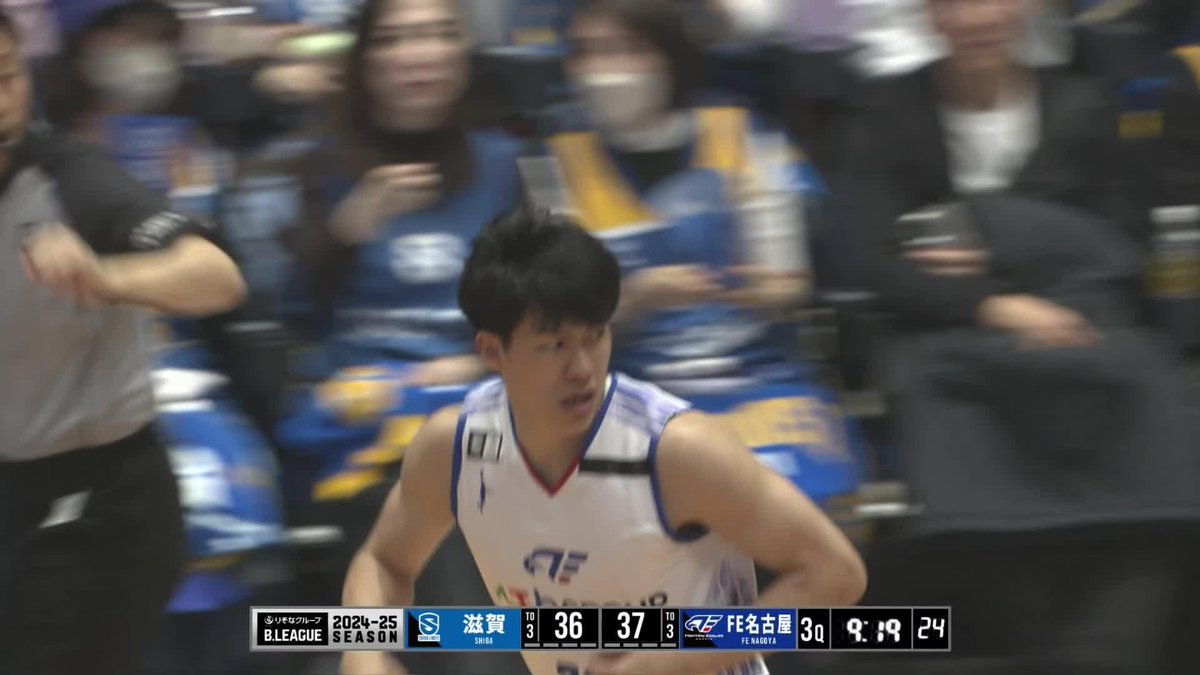 実況も思わず笑っちゃう😂 FE名古屋#23 保岡が今日5本目の3Pシュート！ 保岡龍斗 ファイティングイーグルス名古屋 📡バスケットLIVEで生配信中 #Bリーグ #りそなグループ