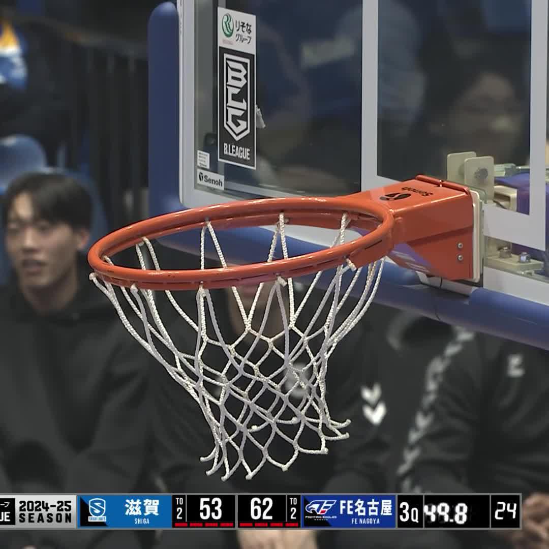 超強烈ダンクの結果...🥶 Sean OMara ファイティングイーグルス名古屋 #Bリーグ #りそなグループ