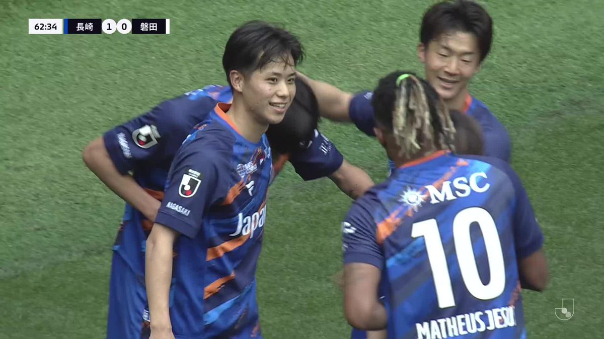 #笠柳翼 のミドルシュートが値千金の決勝点!🔷🔶 🎦 ゴール動画 🏆 明治安田J2リーグ 第3節 🆚 長崎vs磐田 🔢 1-0 ⌚️ 63分 ⚽️ 笠柳 翼(長崎) #Jリーグ