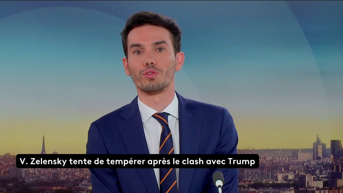 Trump-Zelensky : l'eurodéputé Raphaël Glucksmann dénonce "une scène insupportable" dans le Bureau ovale, ainsi que "le culot et l'arrogance" du président américain et de son vice-président.