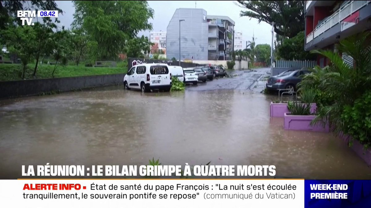 Cyclone Garance: le bilan grimpe à quatre morts à la Réunion
