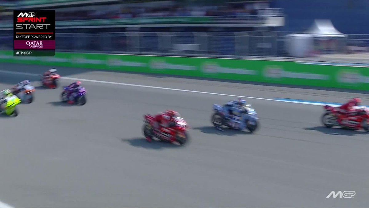 🚥 Lights out in the #TissotSprint 🚥 Marc Márquez leads the way! #ThaiGP 🇹🇭