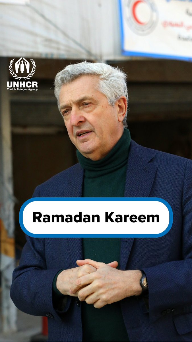“In the spirit of the holy month, let us unite to bring comfort and hope to displaced families in Syria and beyond.” UN High Commissioner for Refugees @FilippoGrandi sends his warm wishes to everyone celebrating #Ramadan this holy month. #RamadanKareem