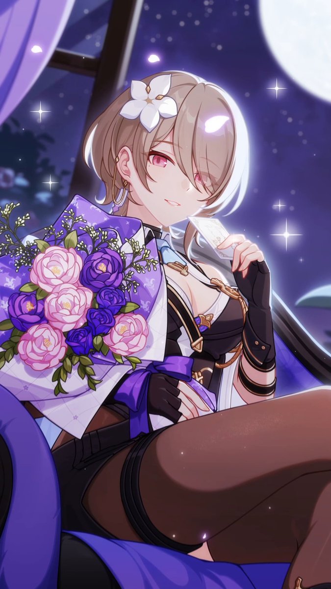 【#リタ生誕祭】 誕生日を祝って——リタ、おめでとう！ ▼高画質版へ ▼HoYoLABから誕生日イベントに参加して、水晶をゲット！ #崩壊3rd