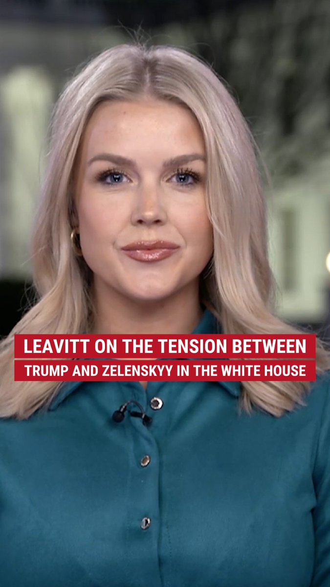 'NEW SHERIFF IN TOWN': White House Press Secretary Karoline Leavitt describes to Laura Ingraham the 'incredibly tense’ atmosphere in the room during President Trump's meeting with Ukrainian President Zelenskyy.