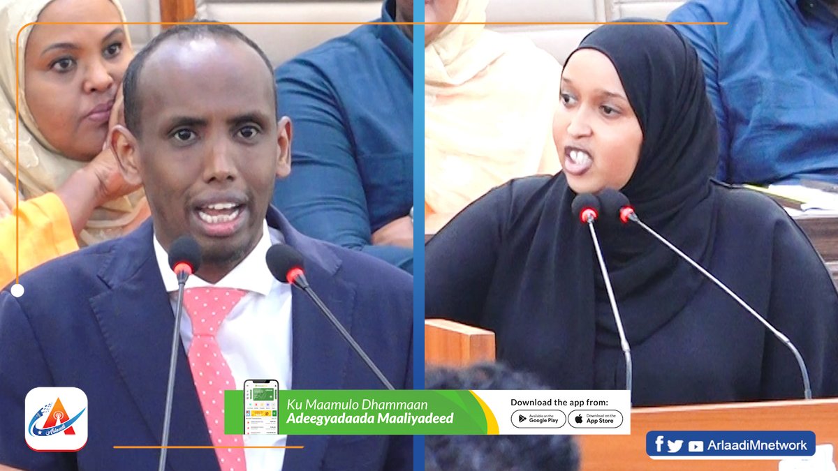 ⚡️UPDATE: #Somali lawmaker Gobsan Muhumed sparks controversy after warning on Saturday that she would respond with "five bullets" to anyone criticizing the breakaway region #Somaliland. Her statement came after legislator Hassan Abdi Ismail accused lawmakers from the same constituency of being "IDPs living in #Mogadishu" citing a "lack of representation."