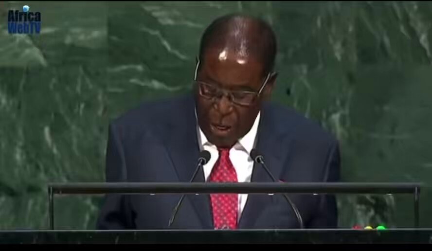 Robert Mugabe from his grave to Donald Trump!