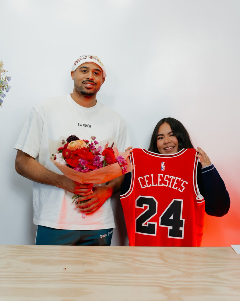 Flowers that speak 💐 @THortonTucker stopped by Celeste’s Flower Shop, 100% family-owned &amp; operated in Hermosa, to build a bouquet for his daughter. Our March Business Spotlight, supported by BMO U.S..