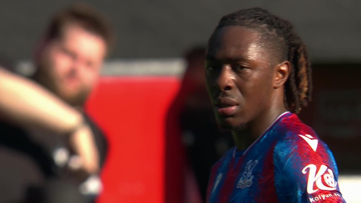🔴🔵 Eddie Nketiah (25) with a great header for Crystal Palace! He now has 2 goals in his last 2 games! 📞 Emirates FA Cup