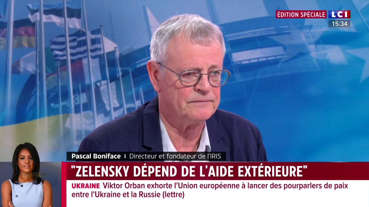 "C'est l'Otan qui est remise en cause par Trump, c'est l'idée d'un camp occidental. Donald Trump n'a pas seulement lâché l'Ukraine, il a aussi lâché les pays européens (...) L'ordre issu de la seconde guerre mondiale est remis en cause", Pascal Boniface