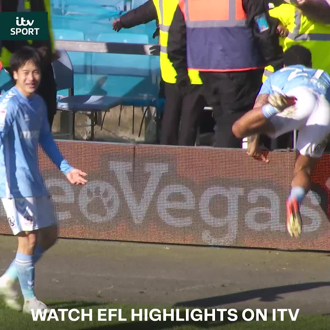 🤩 It's a brilliant winner from Tatsuhiro Sakamoto... But where is Milan van Ewijk off to on his trip? 😅 Coventry City | EFL