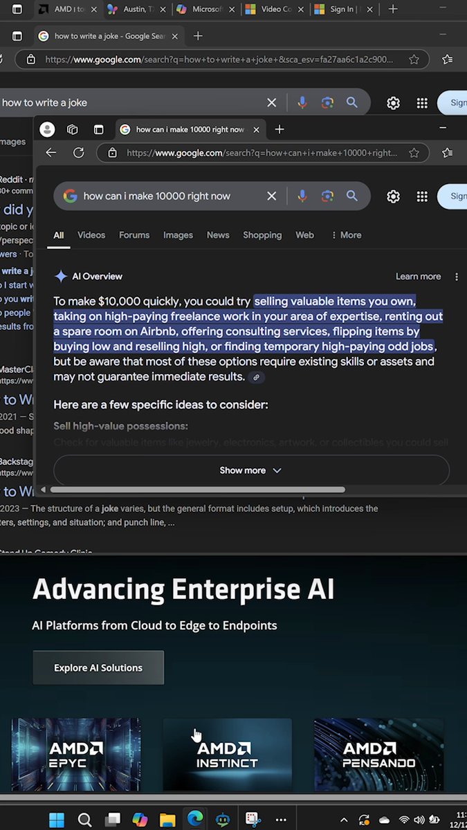 Be honest, you probably have a ton of tabs open right now. 👀 No worries, laptops powered by AMD Ryzen AI processors can keep up!