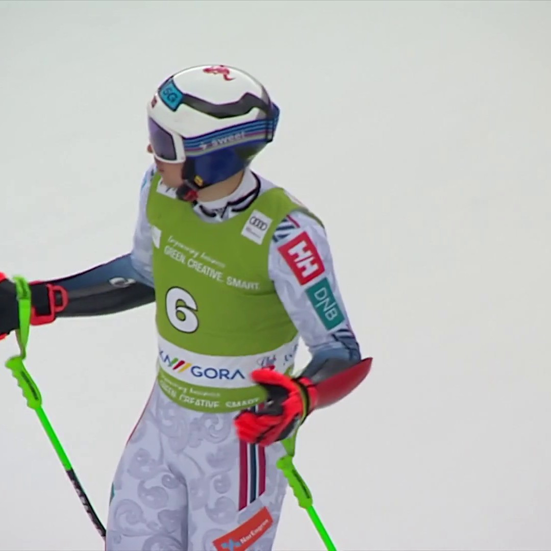 Henrik Kristoffersen flies to his first World Cup giant slalom win of the season in Slovenia 🇸🇮🔥