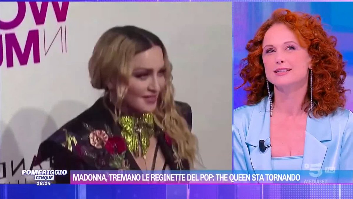 Vladimir Luxuria contro Beatrice Luzzi: "Un film con #Madonna? Pensavo le avessi fatto le pulizie a casa" #Pomeriggio5