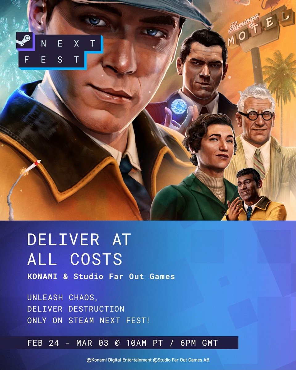 Ever had a first day on the job go THIS bad? 🎆 Play the destruction-filled delivery adventure for a limited time! 👉 #DeliverAtAllCosts #SteamNextFest
