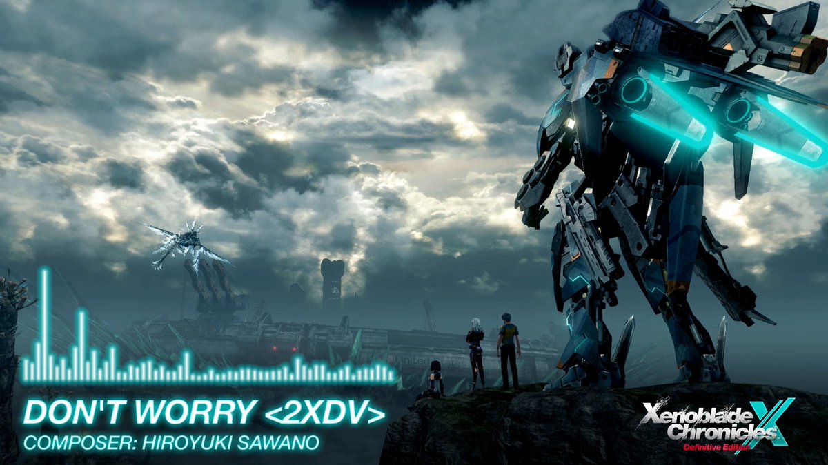 🔊 Hop into the cockpit of your Skell and take to the skies! ‘Don't worry <2XDv>’ is the soundtrack to your airborne adventures in #XenobladeChroniclesX: Definitive Edition.