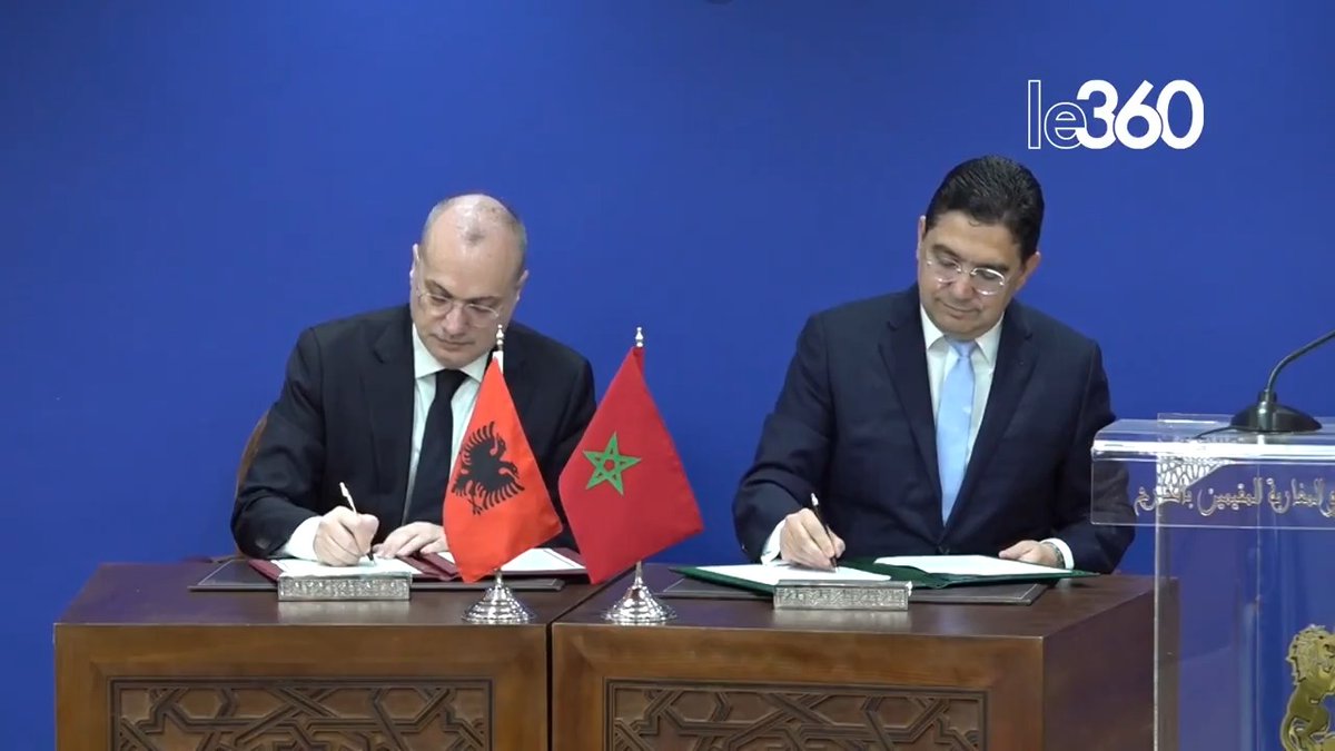 🇲🇦🇦🇱 Le Maroc et l’Albanie ont annoncé l’entrée en vigueur de l’exemption de visas pour les citoyens des deux pays