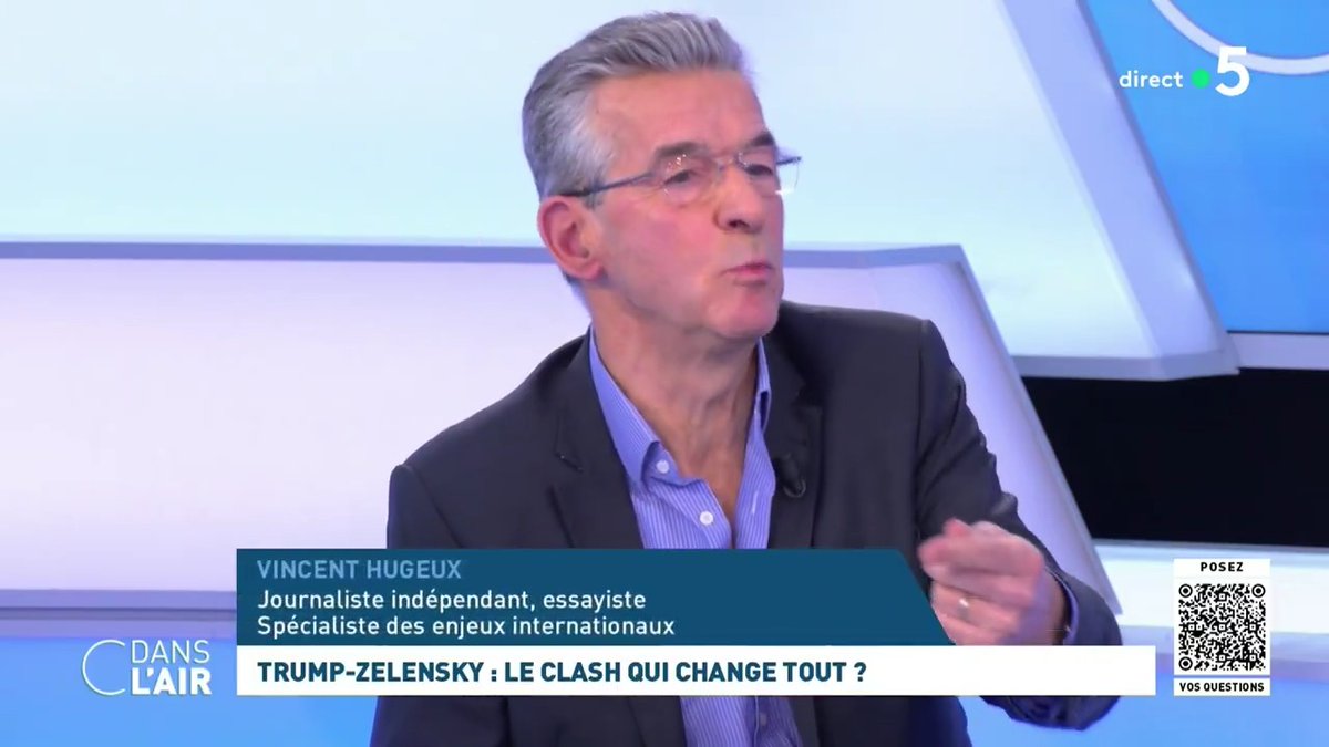 "Est-ce qu'on a pas là un gourou de secte, qui s'appelle #Trump, arrogant, inculte, cynique, cupide, entouré de courtisans serviles qui le sont tout autant? C'est vertigineux, car ça veut dire que pendant les quatre ans qui viennent,on va être soumis à ce type d'embardée"Hugeux Vincent