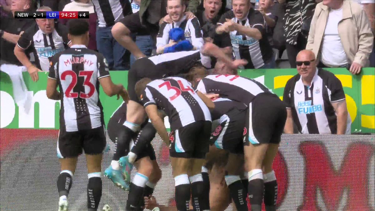 Feels like ages since we scored a late winner at St James Park. Need a moment like this #NUFC