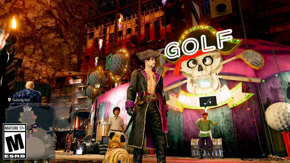 Are ya hittin' the Aloha Links this weekend in Pirate Golf Association 25?⛳ Just kiddin'-- but we know a tiger (?) that would make a good caddy on Madlantis🐯 Hee hee!