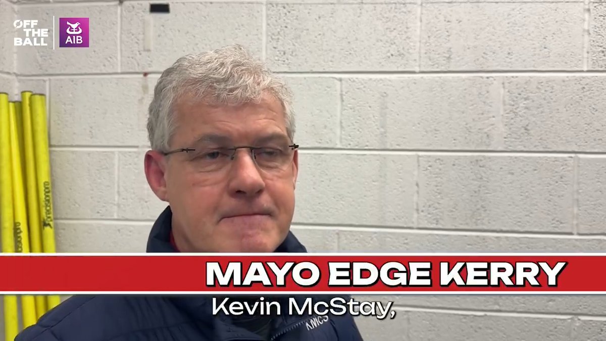 Kevin McStay, after a good win for Mayo, lots to say about his sides form, and how they’ve been building through the spring. Two wins and a draw in their last three games, some big individual performances today when it was badly needed 👇