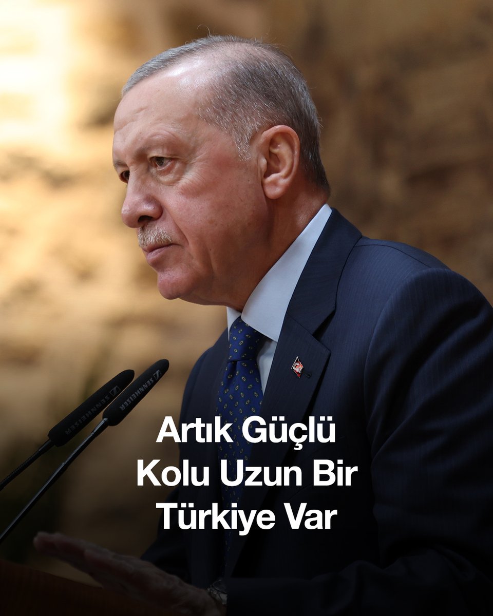 Geçmişte darbecilerden FETÖ’ye ve diğer terör örgütlerine kadar emperyalistlerin ülkemiz içindeki maşalarının saldırılarında gereken refleksleri gösterememiş olabiliriz. Ama artık böyle bir Türkiye yok. Bugün her alanda güçlü, kudretli, müessir ve kolu uzun bir Türkiye var.