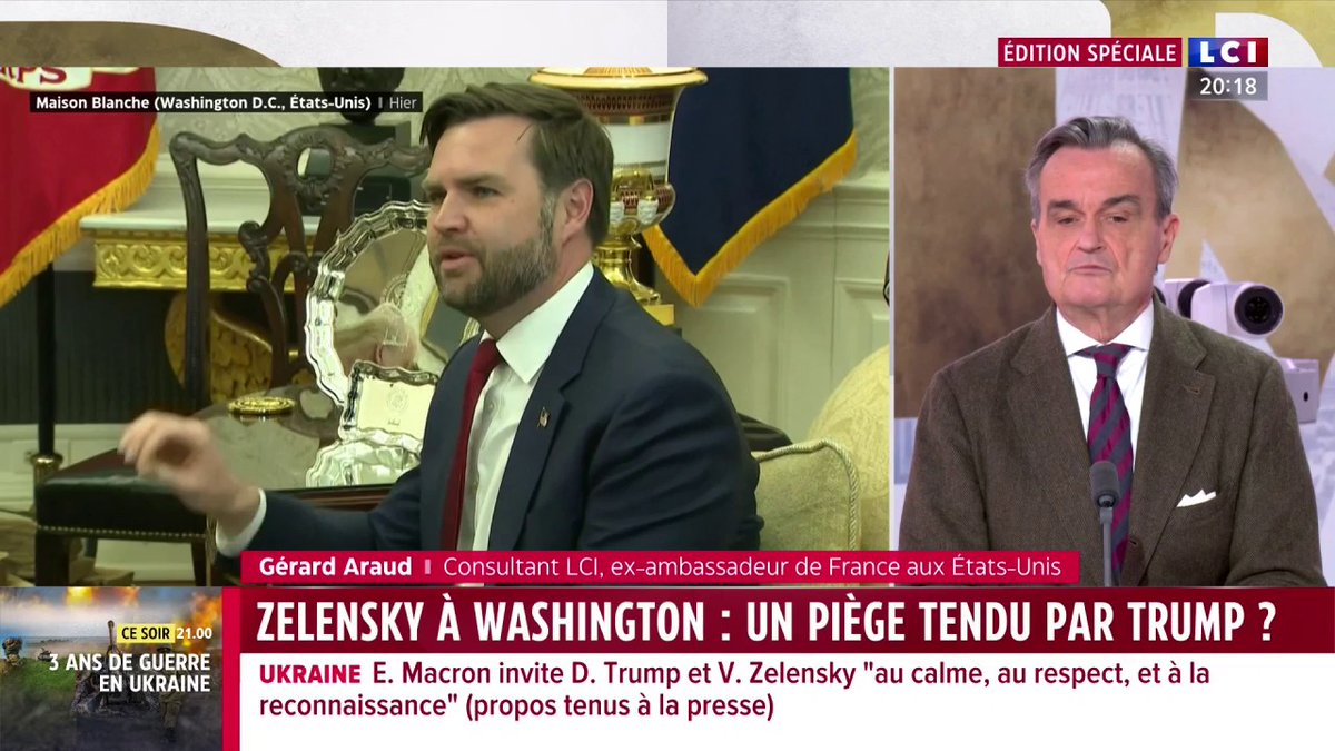 J.D. Vance "est un idéologue (...) C'est un occidentaliste qui considère que la civilisation c'est l'Occident", Gérard Araud qui se demande "combien de temps Trump le supportera" ▶️ Face à ✦ Margot Haddad ✦ ⬇️