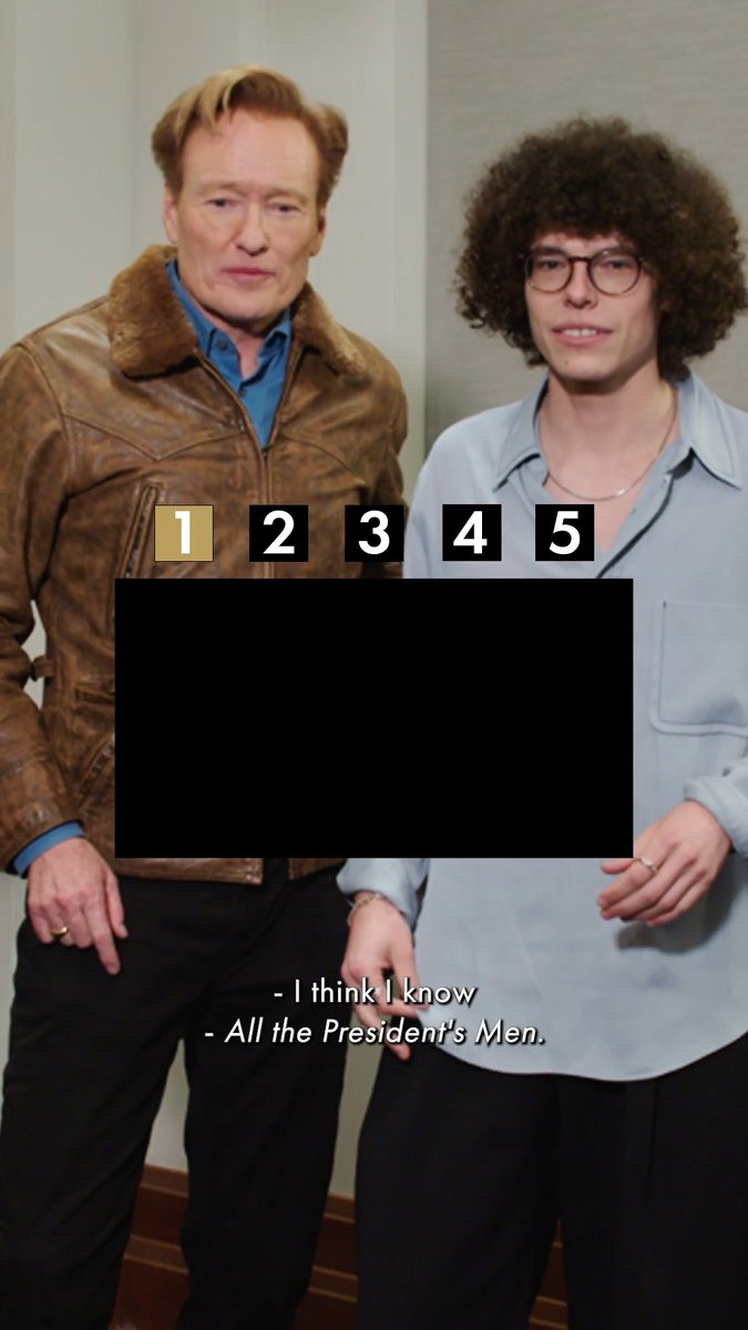 Blink and you’ll miss it. Reece Feldman puts 97th Oscars host Conan O'Brien to the test — can he name each Best Picture nominee in just one second? Watch the #Oscars LIVE on Sunday, March 2nd, at 7e/4p on ABC and Hulu.