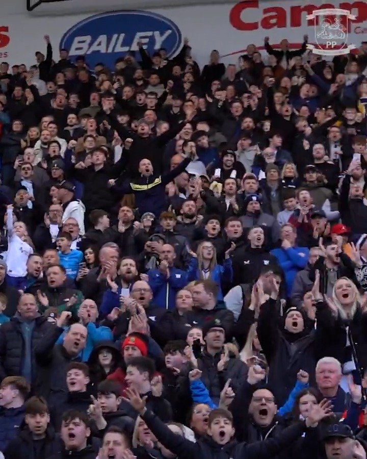 A rocking Deepdale really is something else. Enjoy your night, North End fans. ๐ค #pnefc