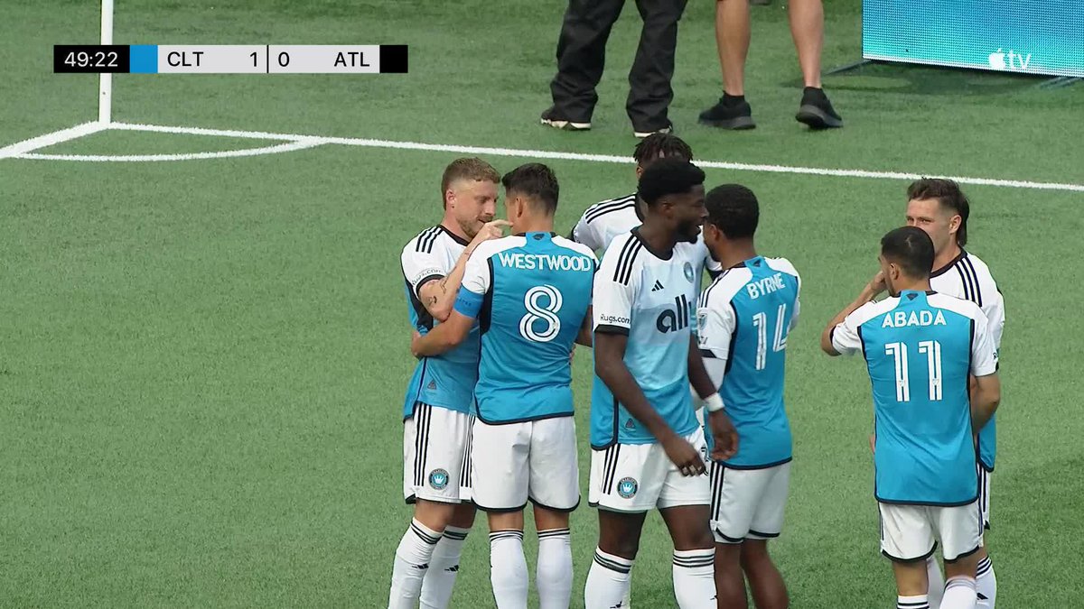 Breakthrough in Charlotte! Zaha’s work leads to a finish from Pep Biel for the opener. 📺 #MLSSeasonPass, Apple TV+ or FOX: