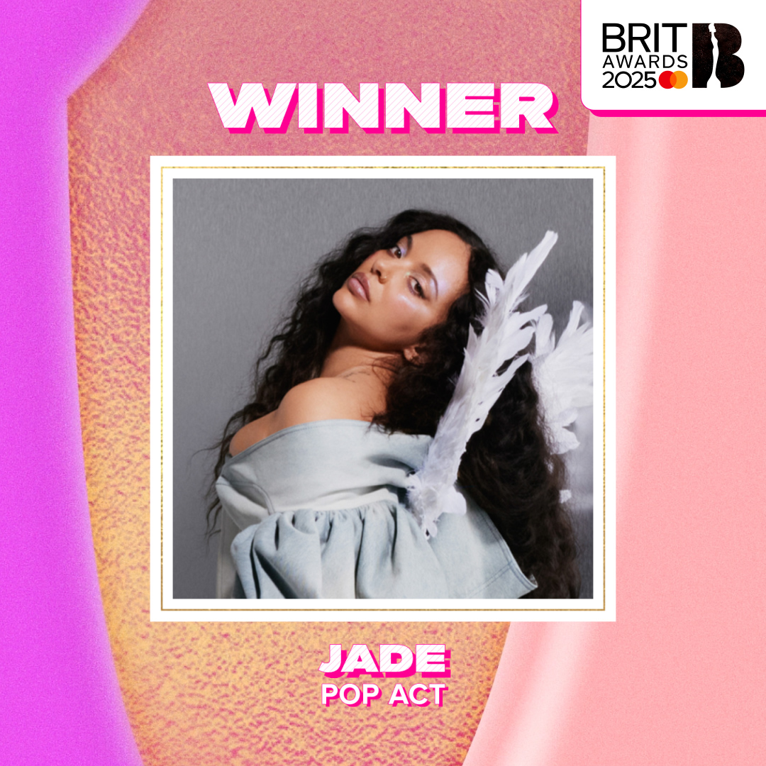 SHE'S A WINNER BABY! JADE takes Pop Act for 2025 💐 #BRITs