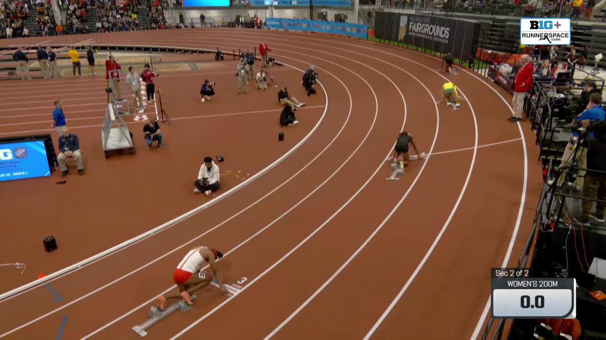 ANOTHER close finish for a Big Ten women's sprint title! 22.62๐ฅDajaz Defrand (USC) 22.66๐ฅJadyn Mays (Oregon) 22.76๐ฅMadison Whyte (USC)