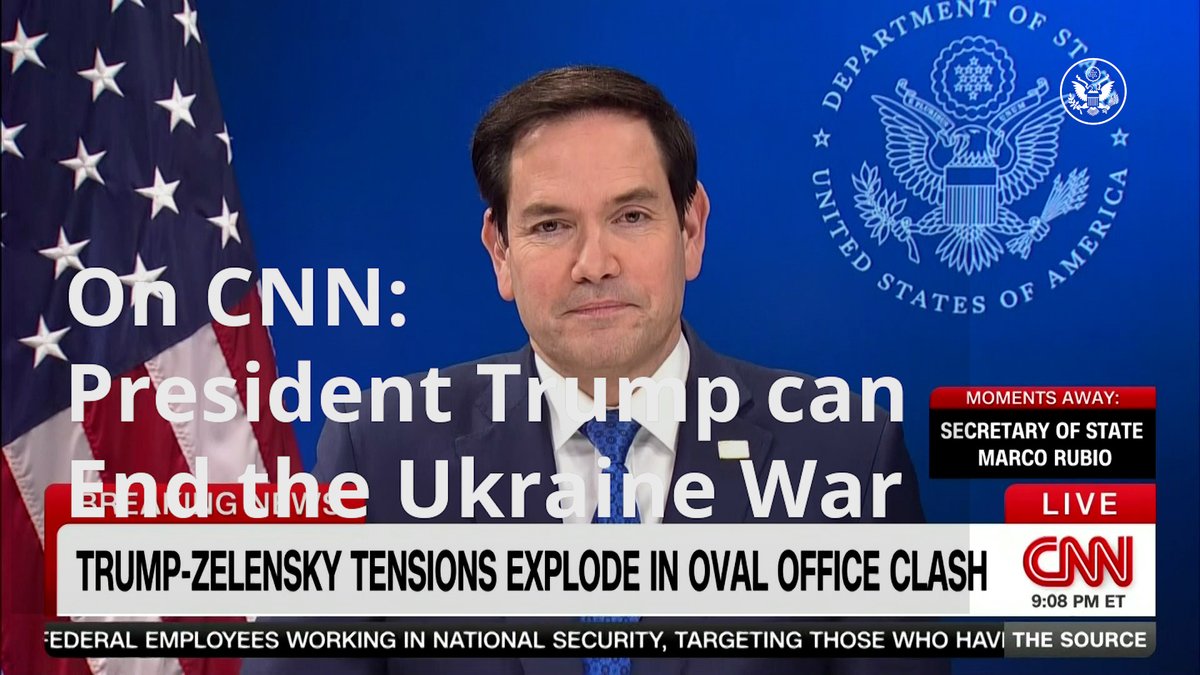 On CNN last night, I talked with Kaitlan Collins about how President Donald J. Trump is the only leader in the world right now who even has a chance at bringing an enduring and lasting end to the war in Ukraine.