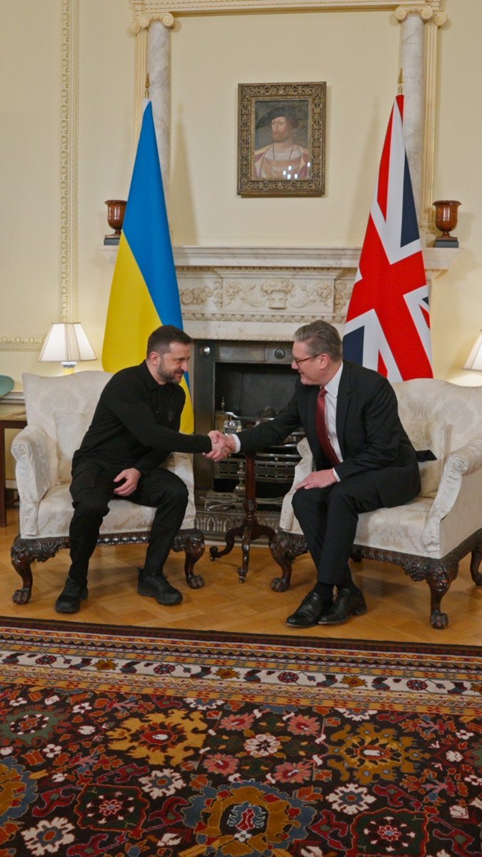 My support for Ukraine is unwavering. The UK stands with you, Volodymyr Zelenskyy / Володимир Зеленський.