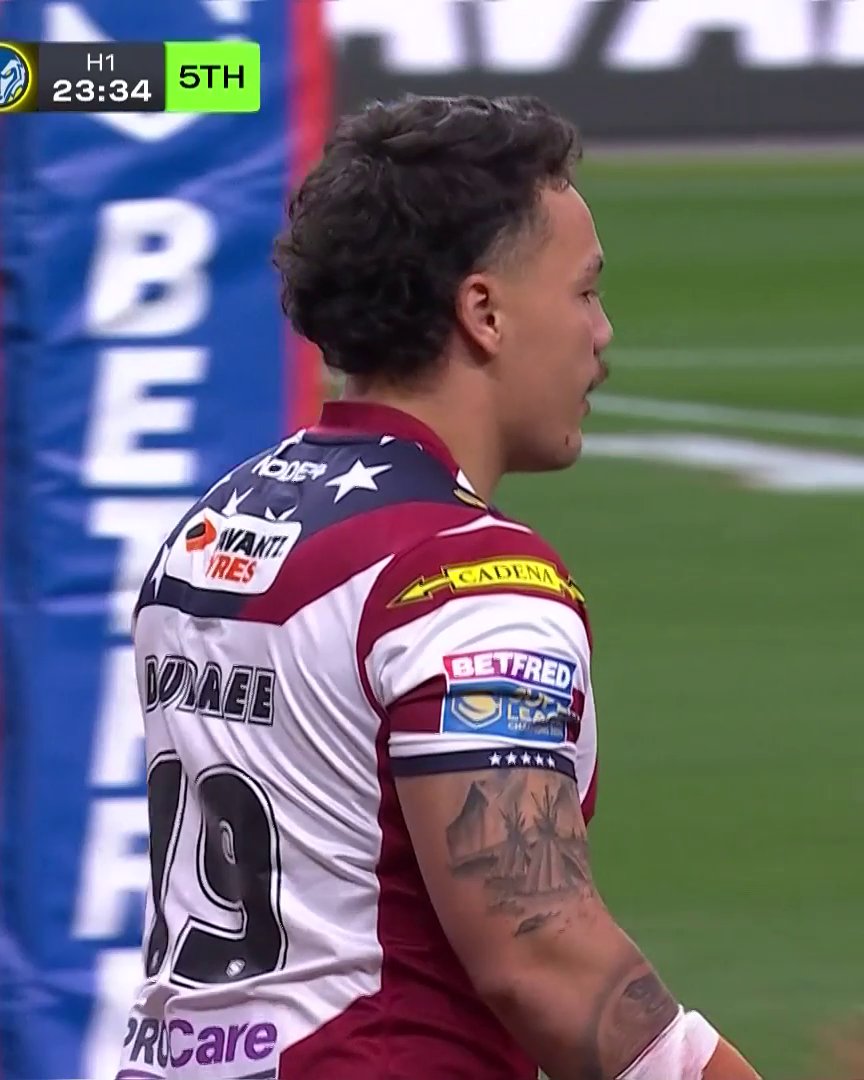 Tyler Dupree strikes first in Vegas! 👊 #NRLVegas