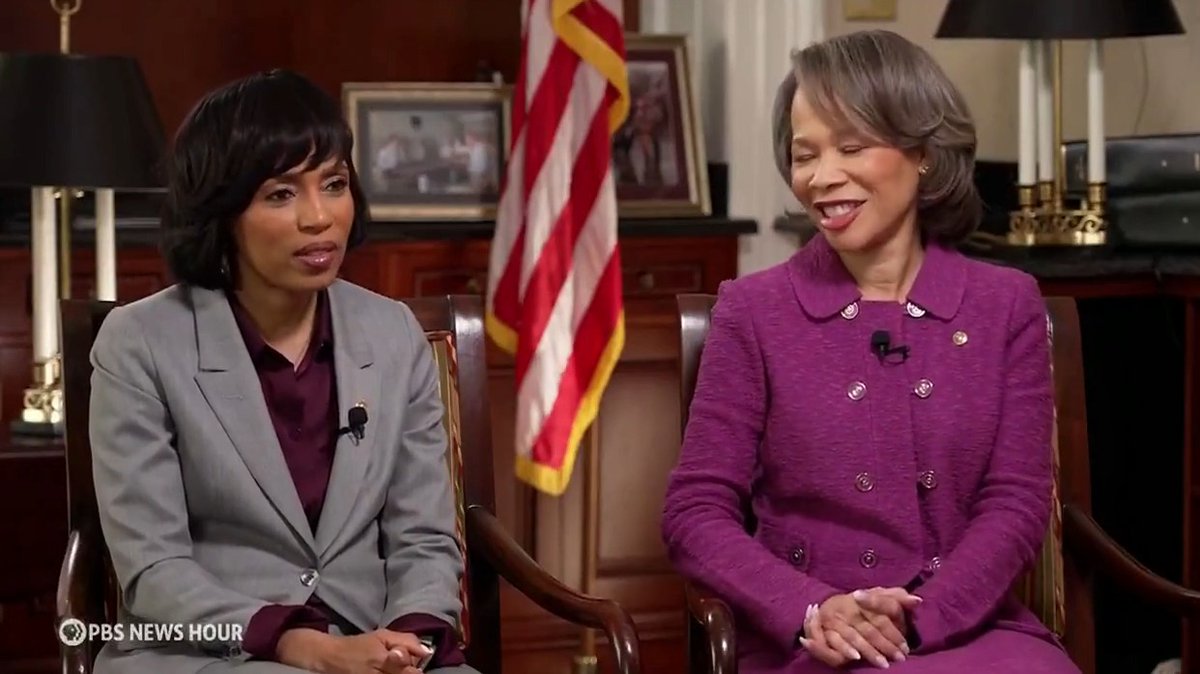 Senators Angela Alsobrooks and Lisa Blunt Rochester share some advice from Vice President Kamala Harris: