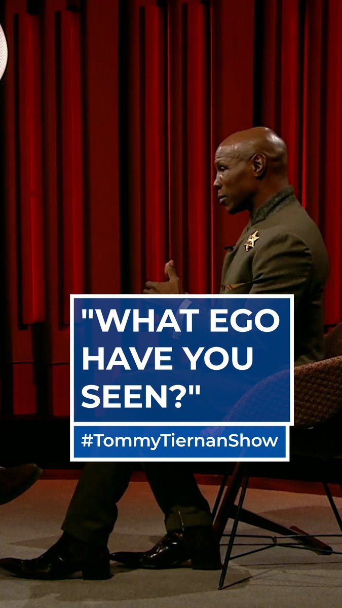This tense and absolutely surreal back-and-forth between Tommy Tiernan and Chris Eubank is what your Saturday night needed.