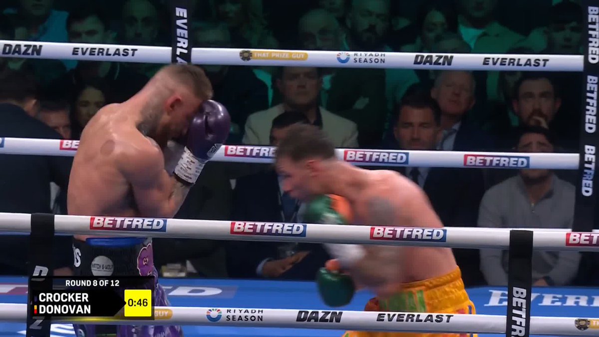 Another point taken away for Paddy Donovan 😯😯 #CrockerDonovan